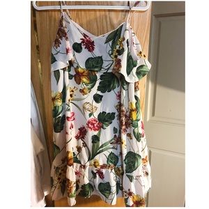 Floral strap dress